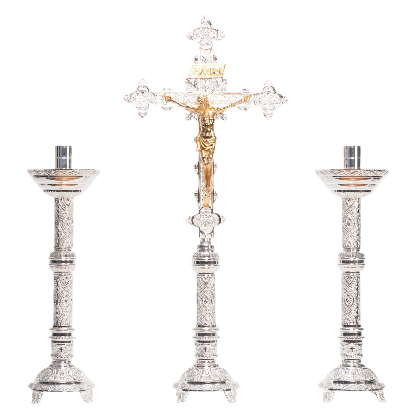 H-98ACS Silver Plated Altar Cross