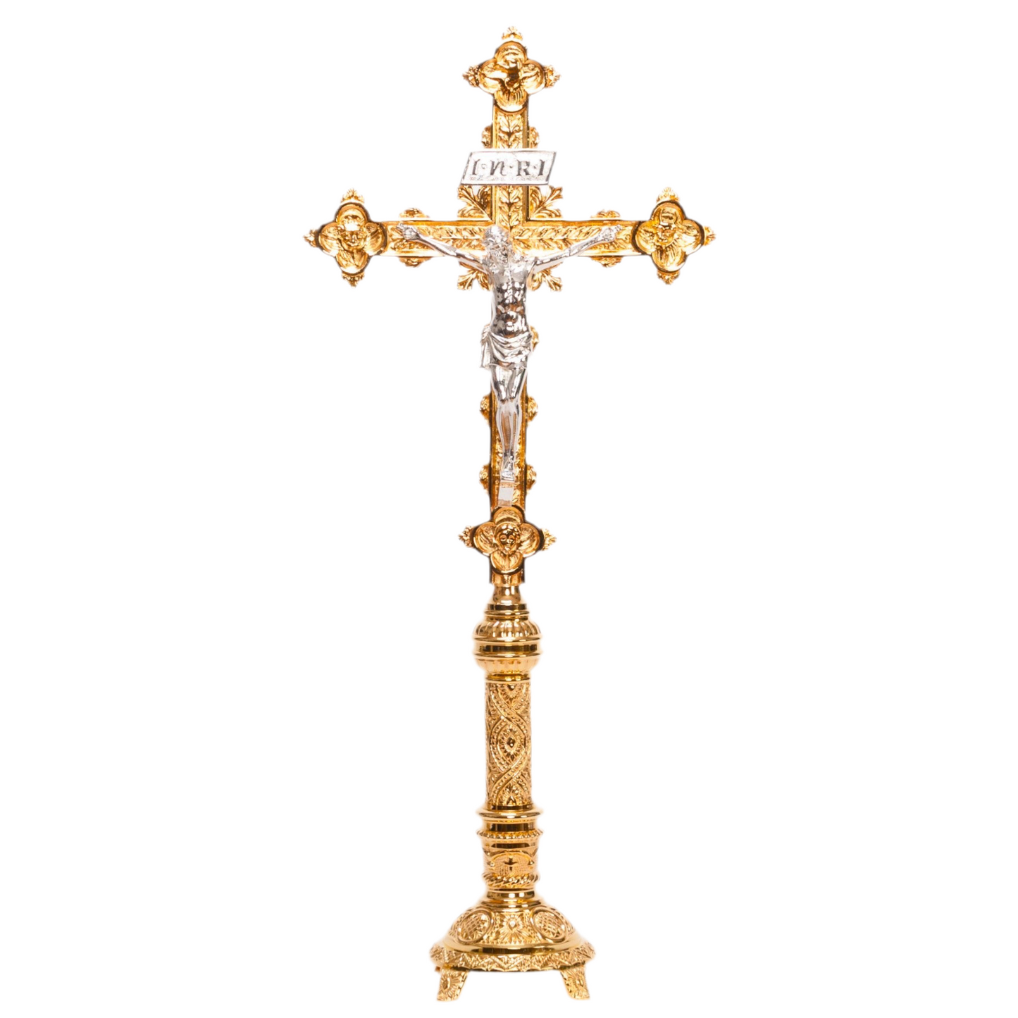 H-98ACG Gold Plated Altar Cross