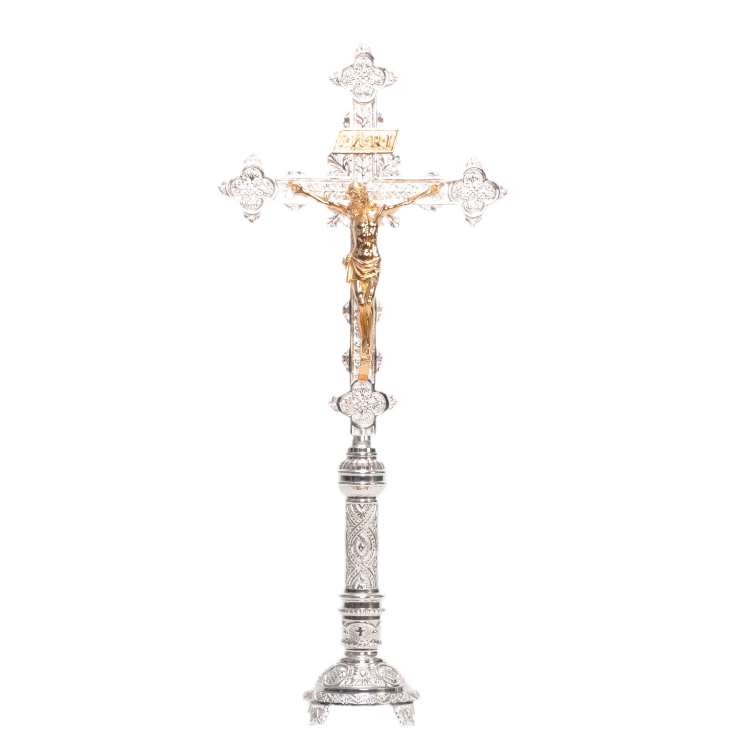 H-98ACS Silver Plated Altar Cross