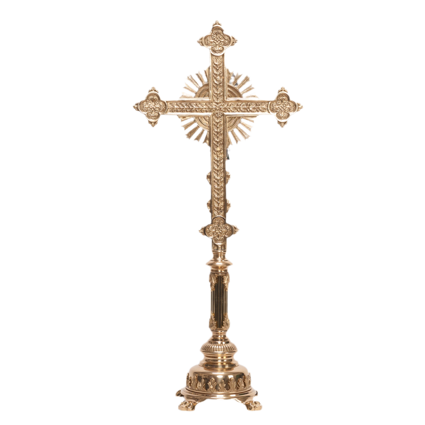 H-108B-FS Fluted Stem Altar Cross