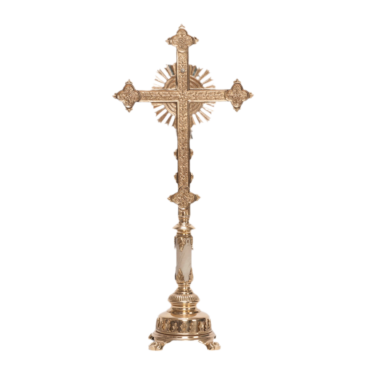 H-108B-MS Marble Stem Altar Cross