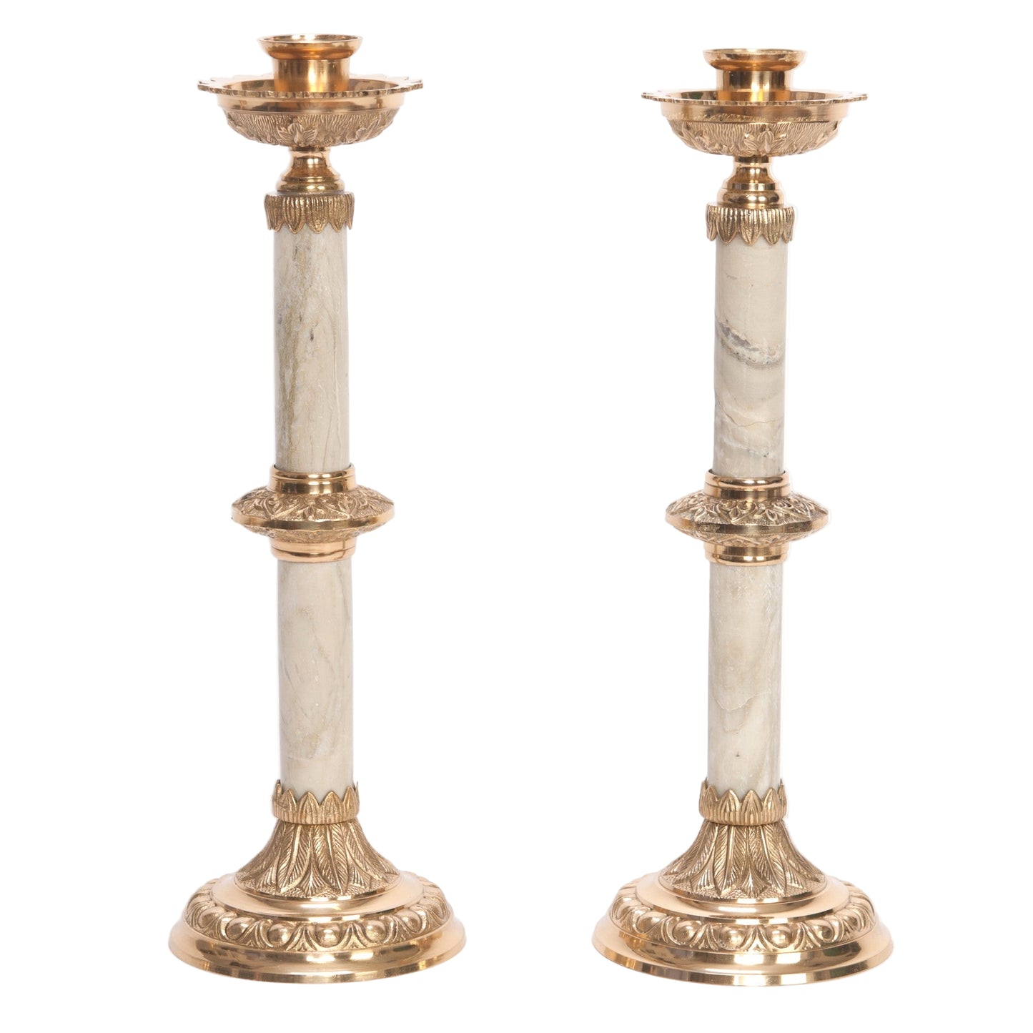 H-107 Marble Candlestick