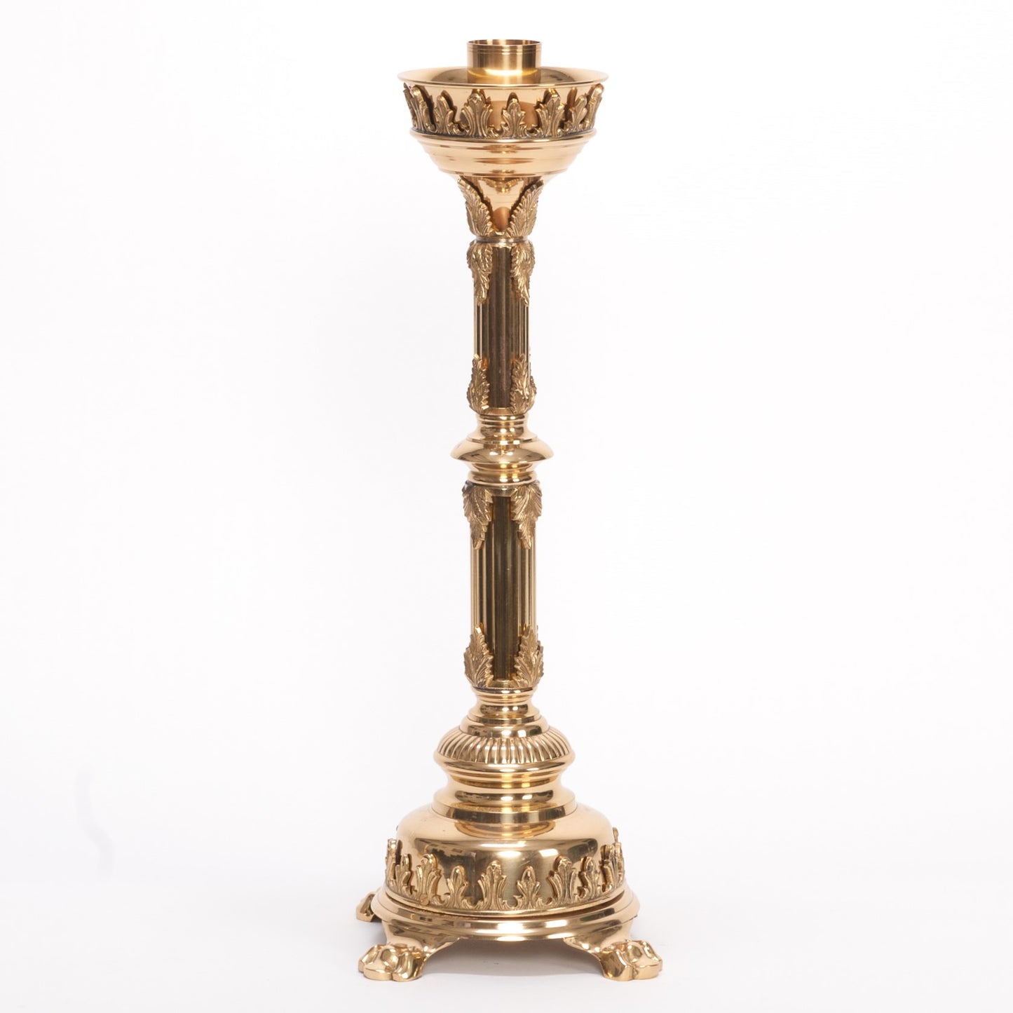 H-108FS Fluted Stem Candlestick