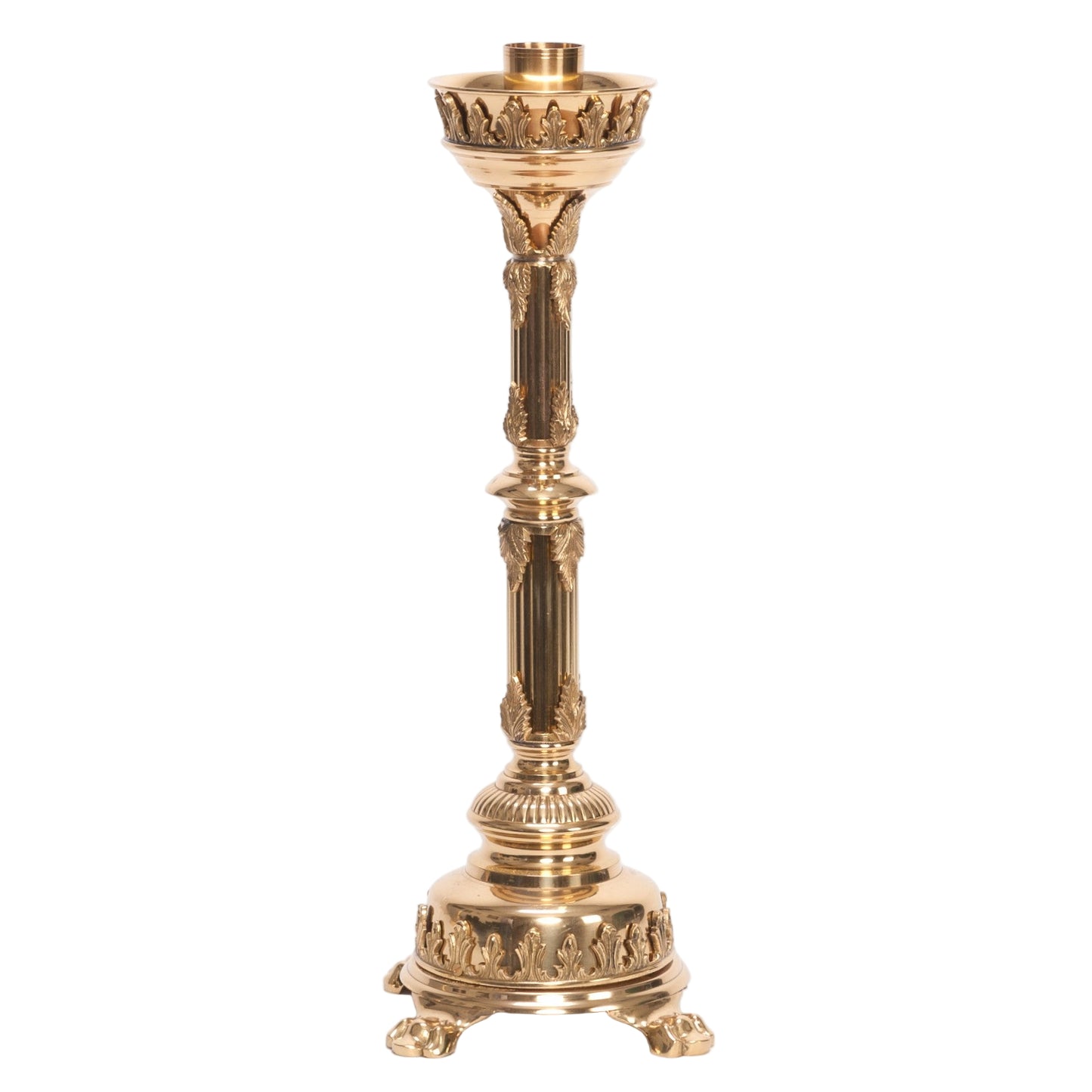 H-108FS Fluted Stem Candlestick
