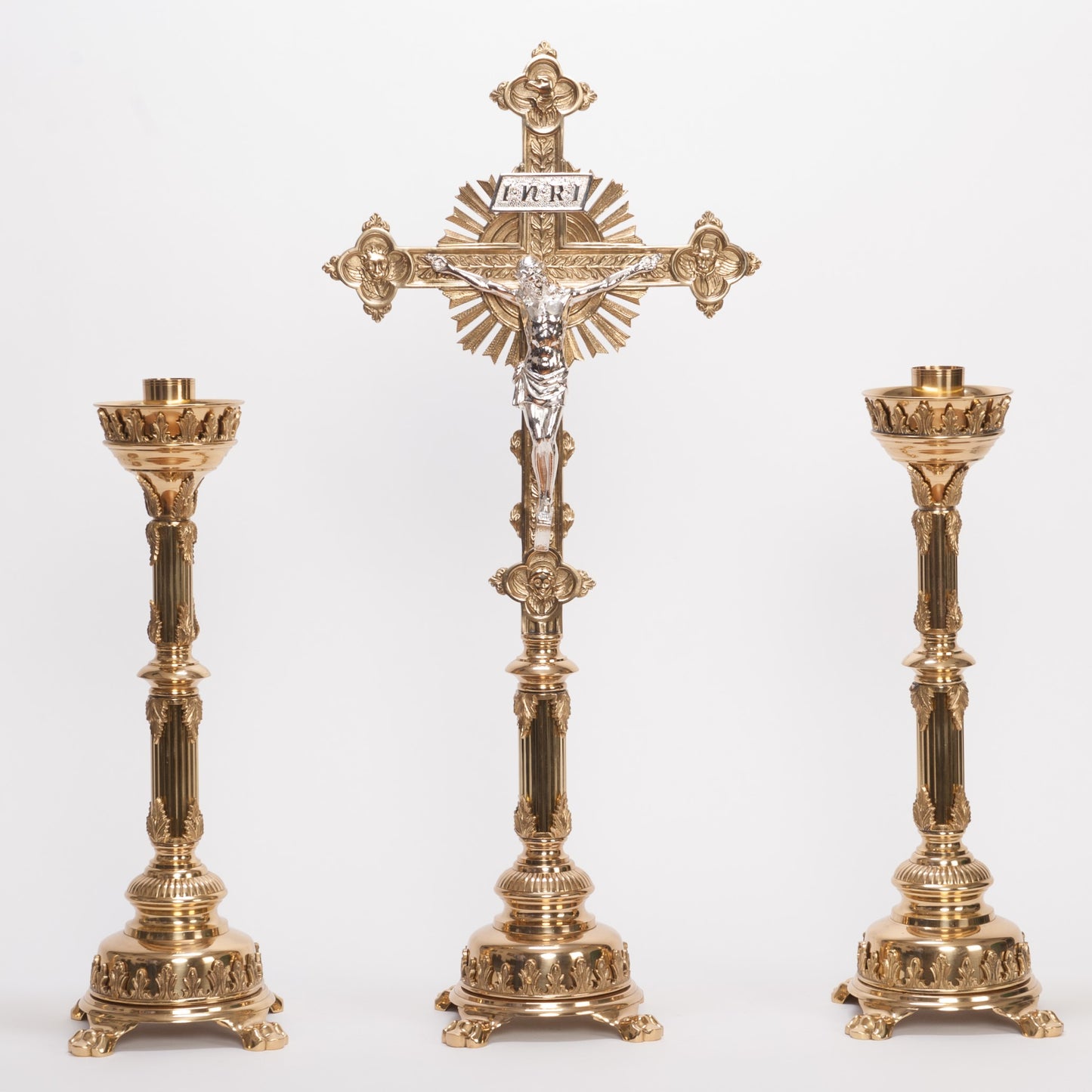 H-108FS Fluted Stem Candlestick