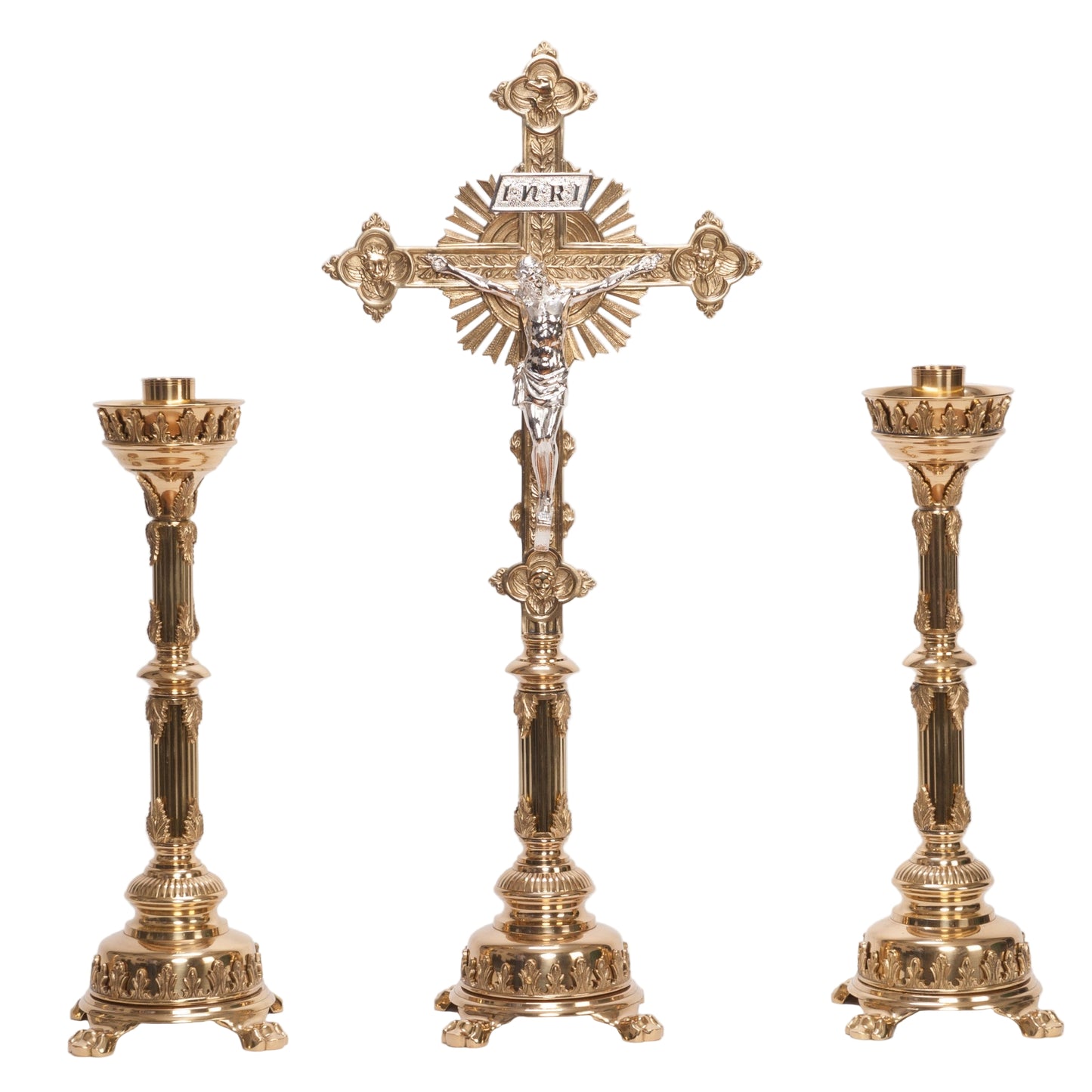 H-108FS Fluted Stem Candlestick