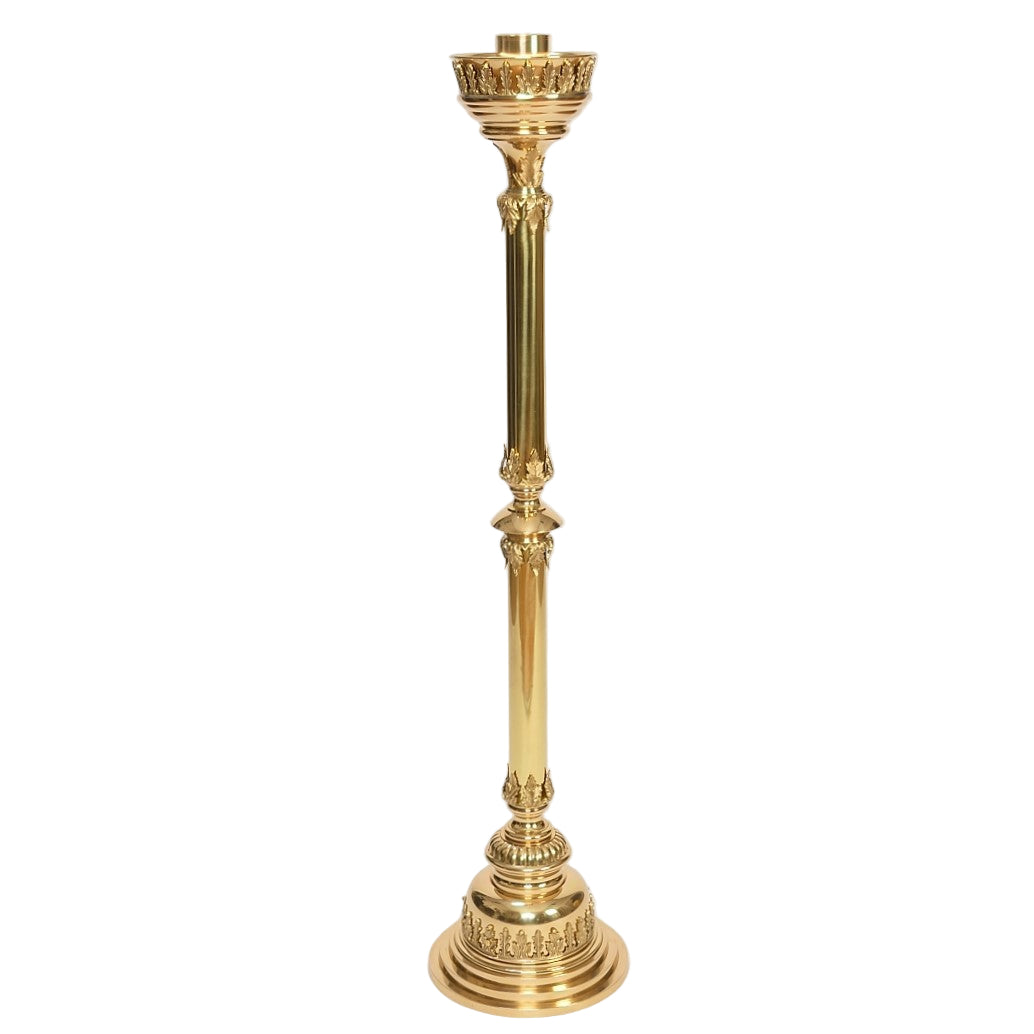 H-109PAS-SS Smooth Stem Paschal Candlestick