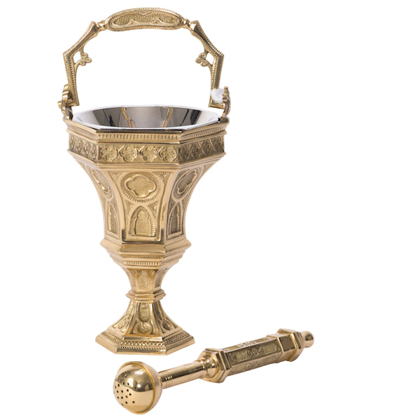 H-11 Holy Water Bucket & Sprinkler