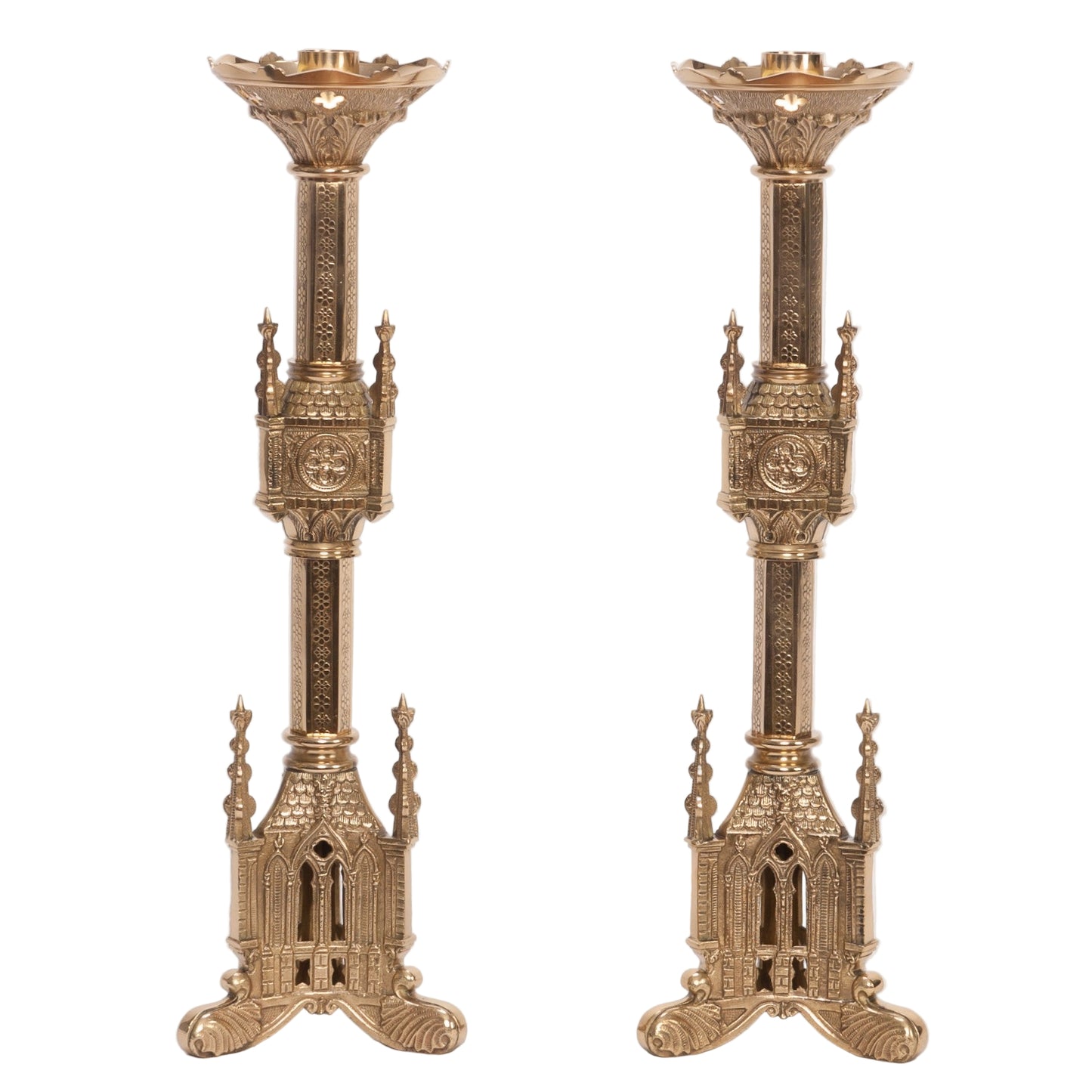 H-117-18 Gothic Candlestick