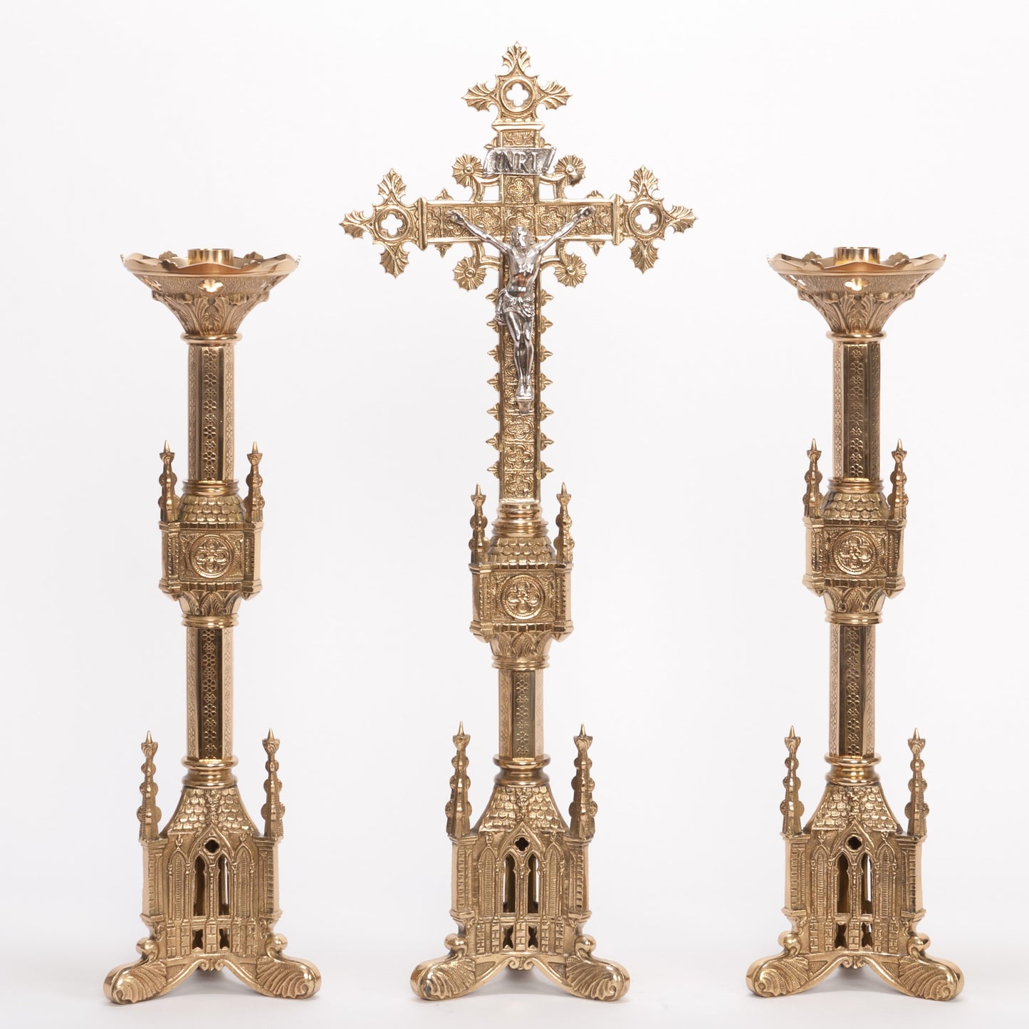 H-117-18 Gothic Candlestick