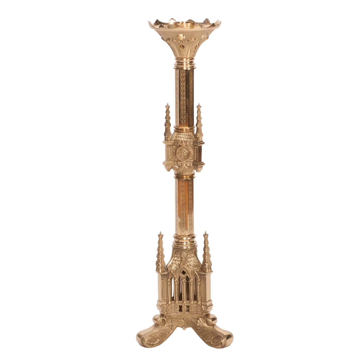 H-125-30 Brass Candlestick