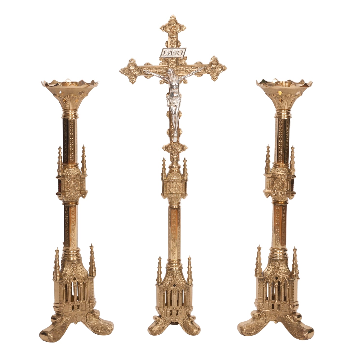 H-125-30 Brass Candlestick