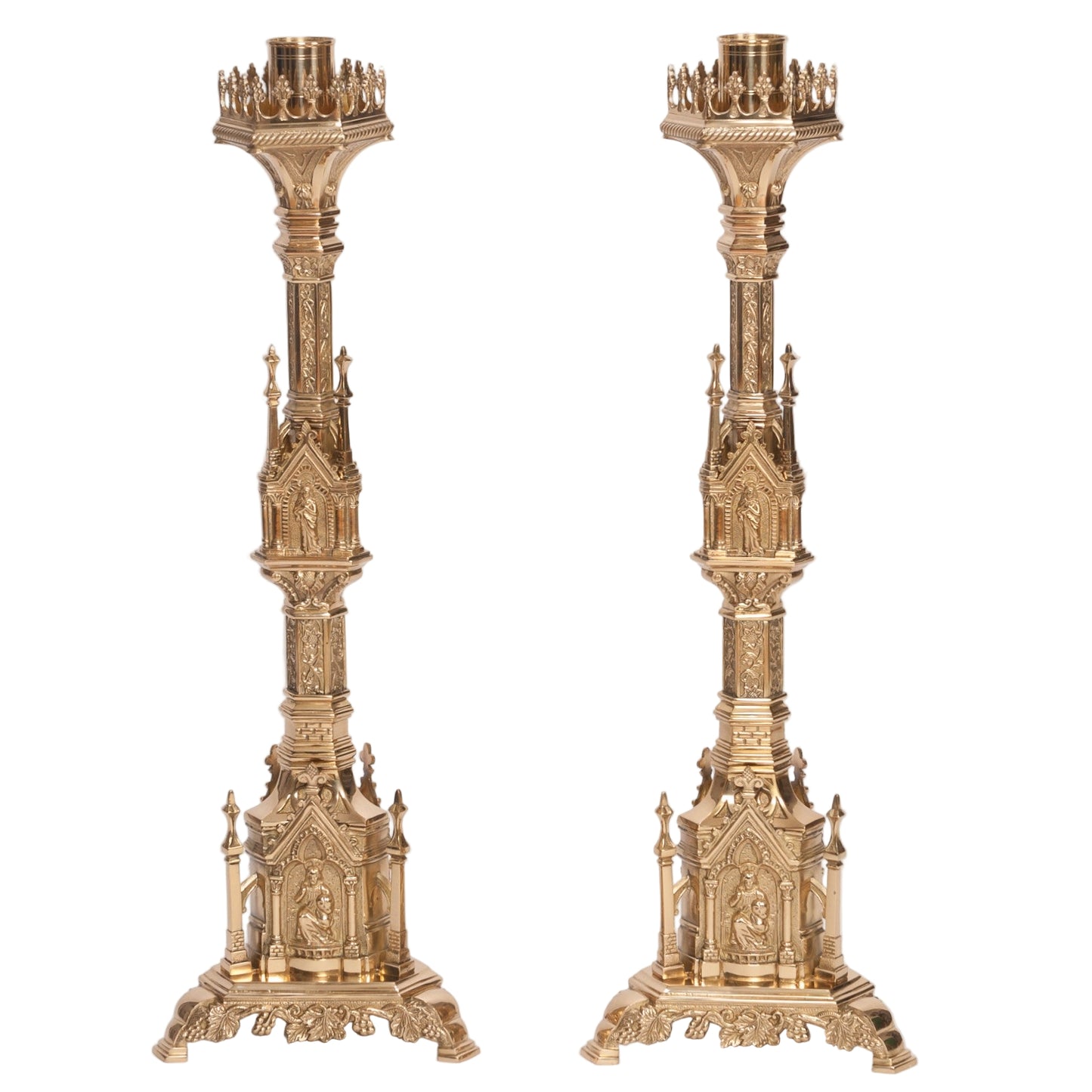 H-132-31 Gothic Candlestick