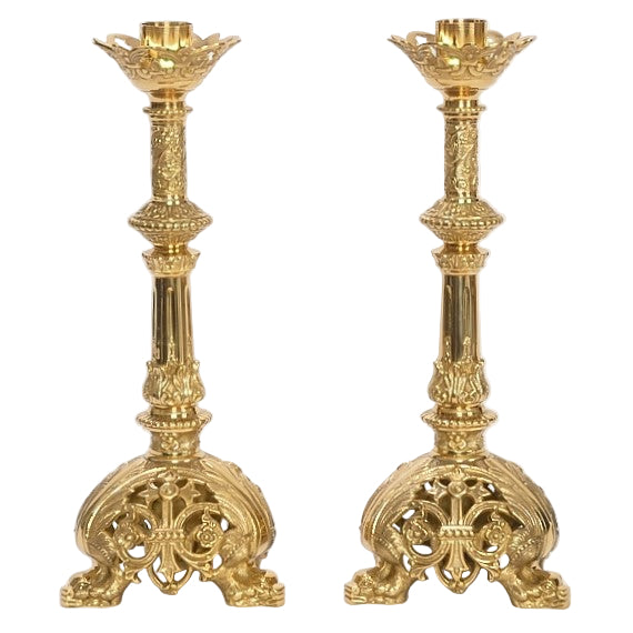 H-133 Baroque Candlestick
