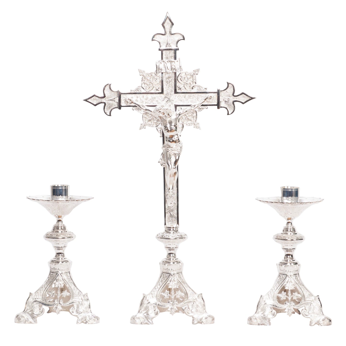 H-135SHS Silver Plated Candlestick