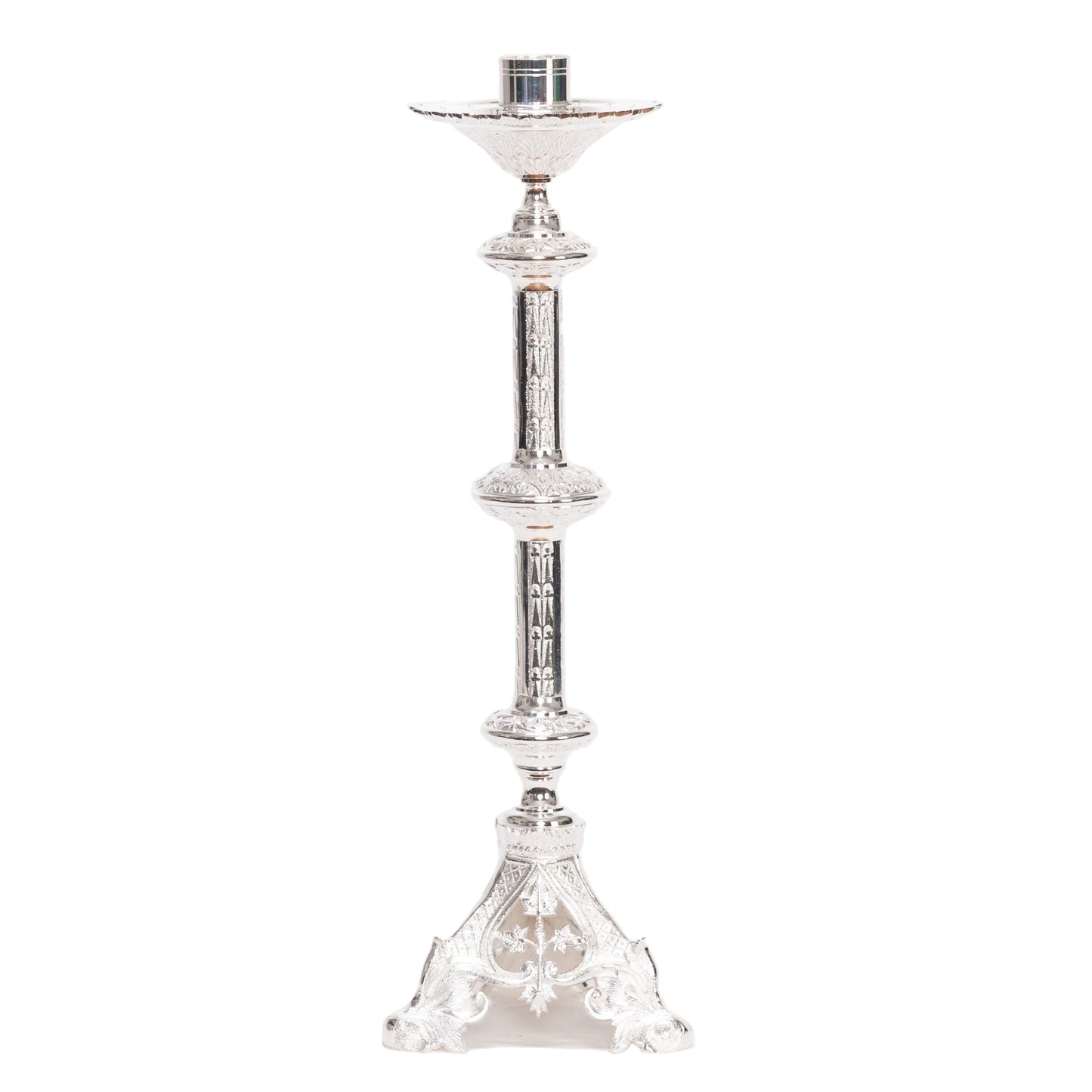 H-135S Silver Plated Candlestick