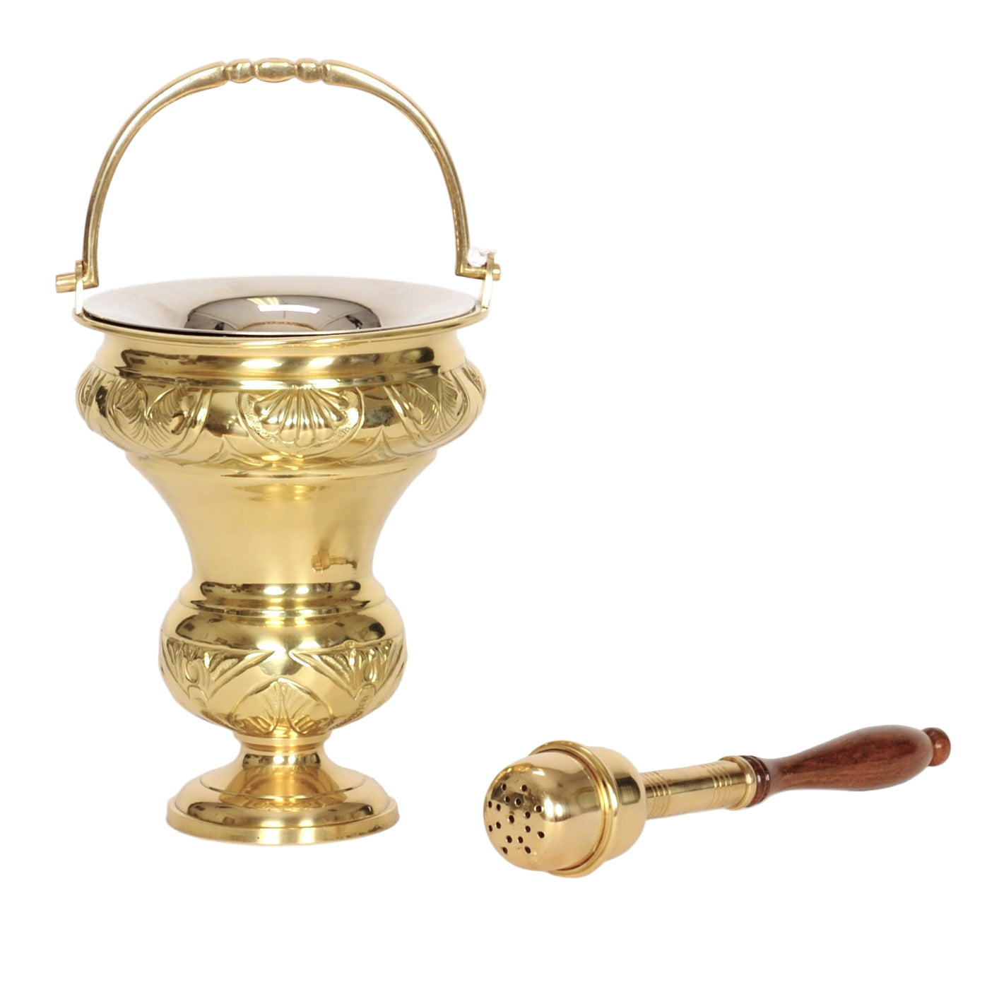 H-136 Holy Water Bucket & Sprinkler