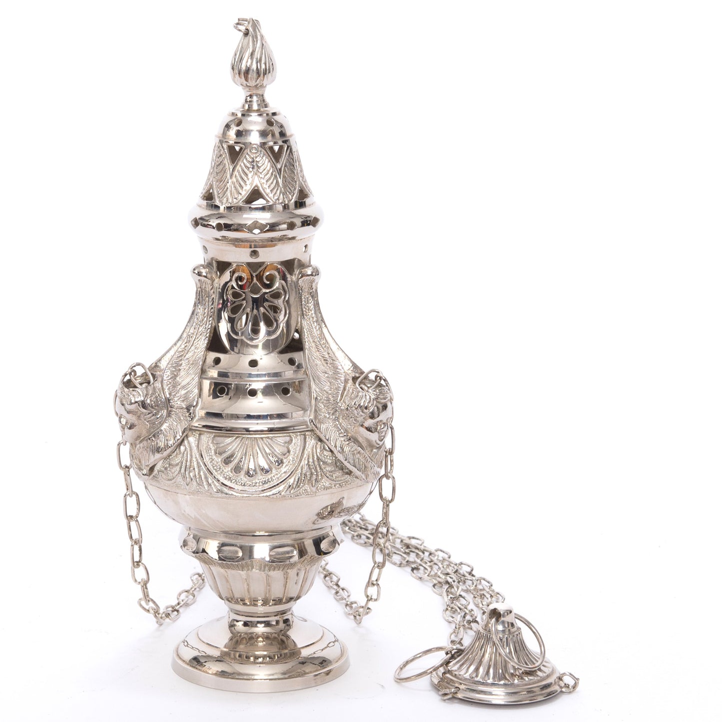 H-141S Silver Plated Angel Thurible