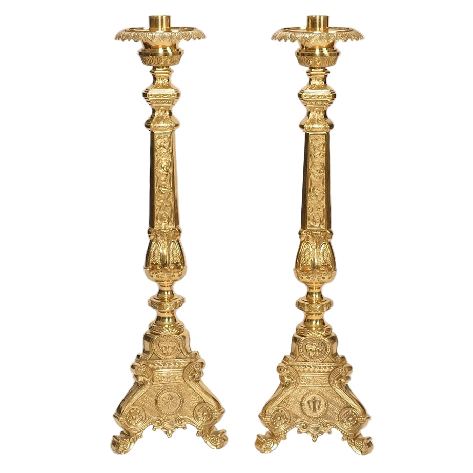 H-152 42" Baroque Candlestick