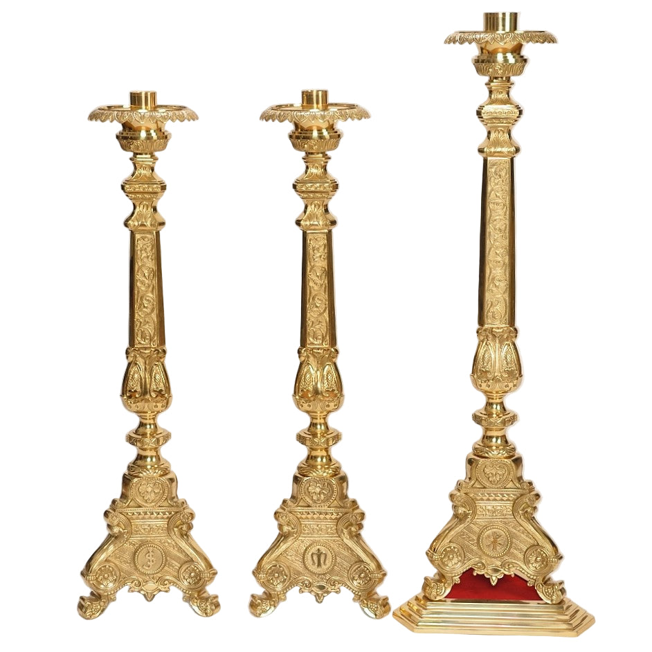 H-152 42" Baroque Candlestick