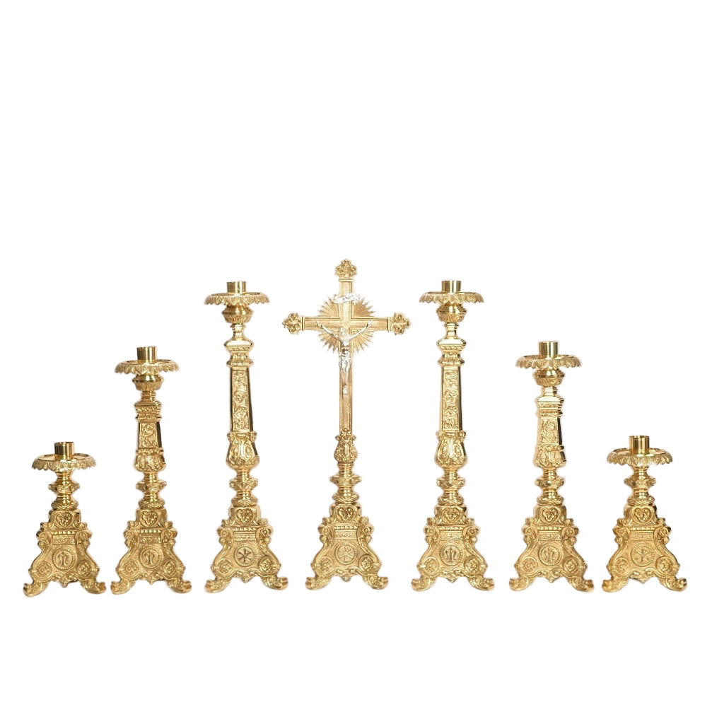 H-152 8" Baroque Candlestick