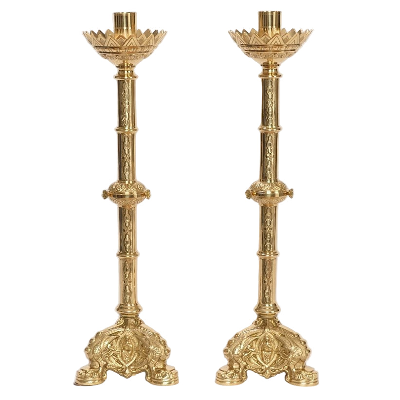 H-155 Baroque Candlestick