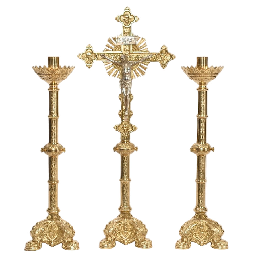 H-155 Baroque Candlestick