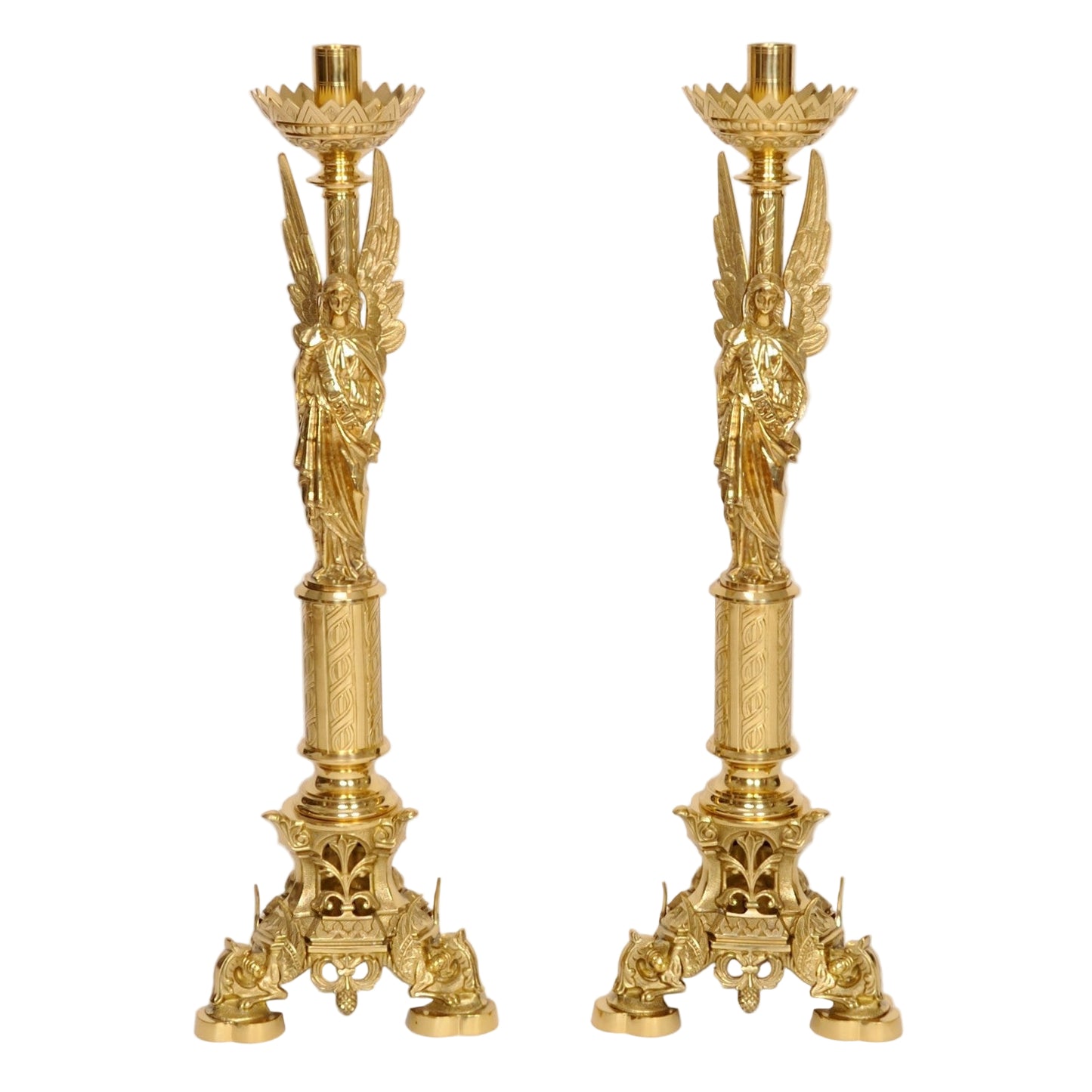 H-166 Angel Candlestick