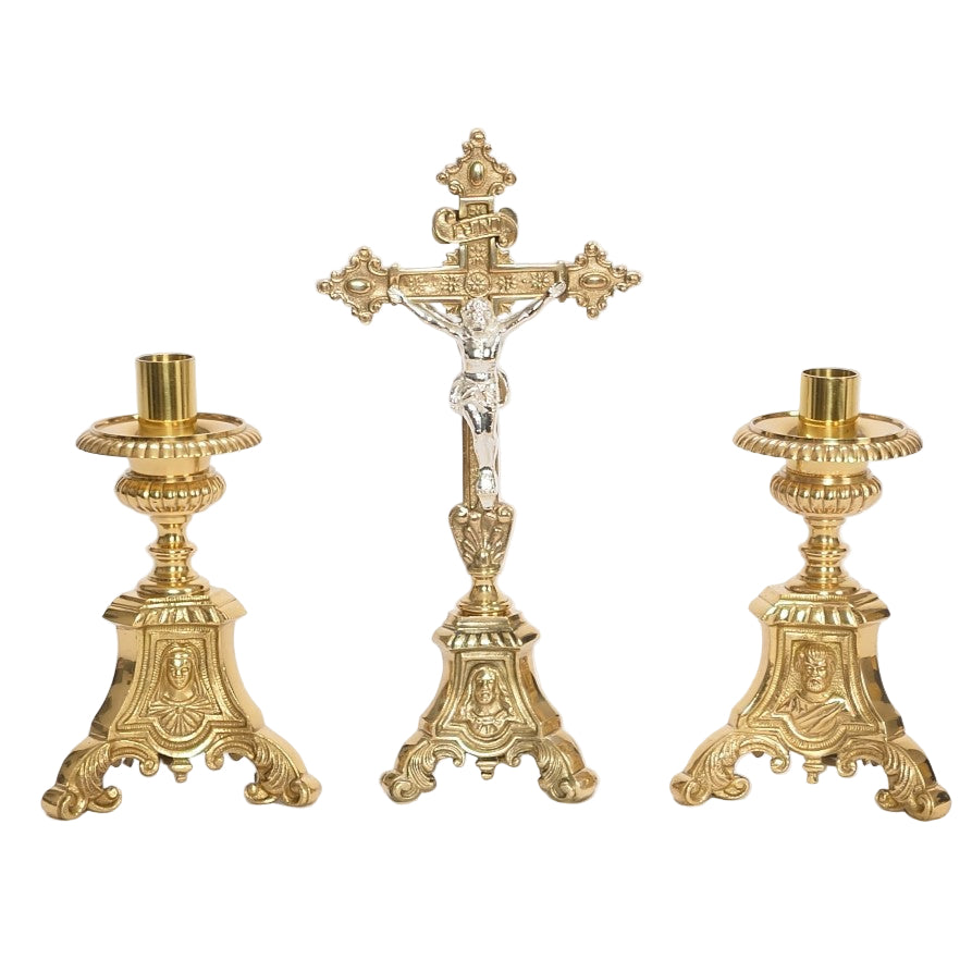 H-175SH Holy Family Candlestick