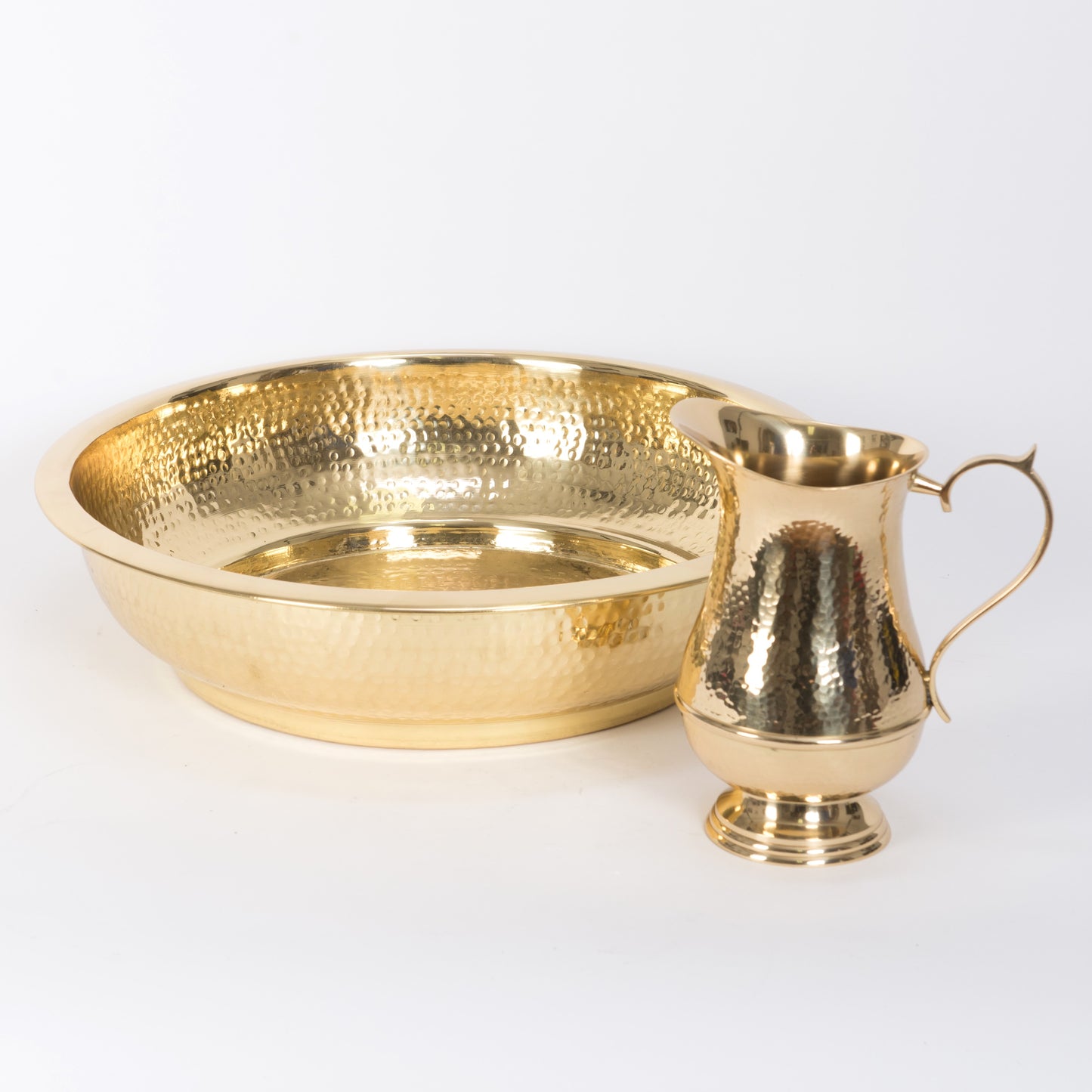 H-227 Large Washing of the Feet Bowl and Pitcher Set, Mandatum