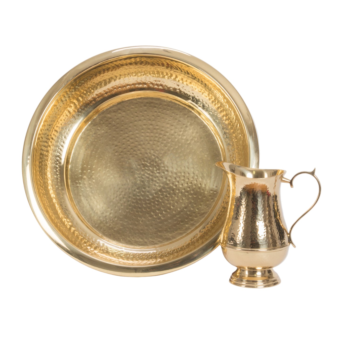 H-227 Large Washing of the Feet Bowl and Pitcher Set, Mandatum