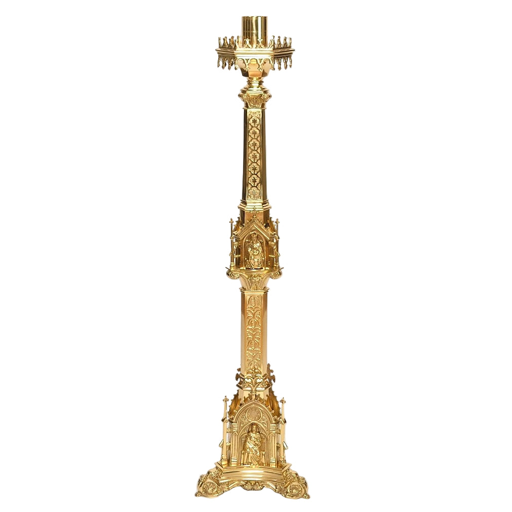 H-340-48" Large Gothic Candlestick