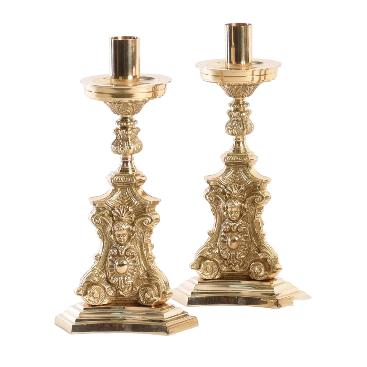 H-372BSH Short Brass Candlestick