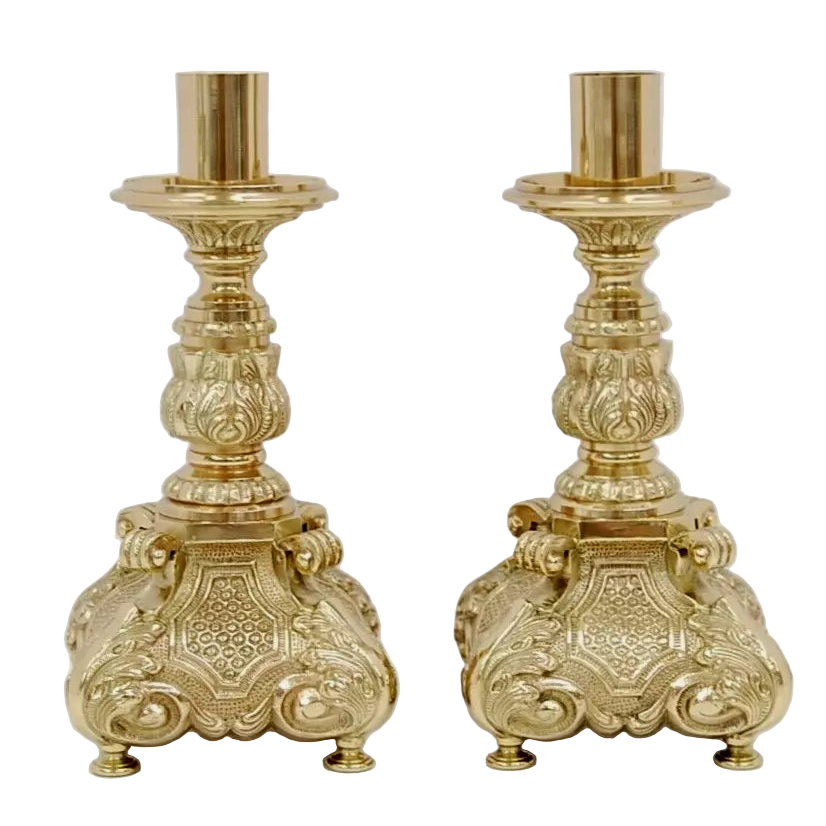 H-373 Short Altar Candlestick
