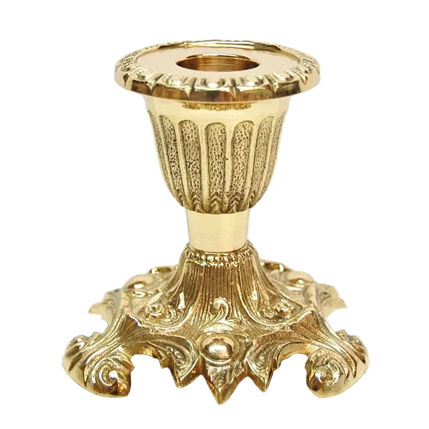 H-399 Short Brass Candlestick