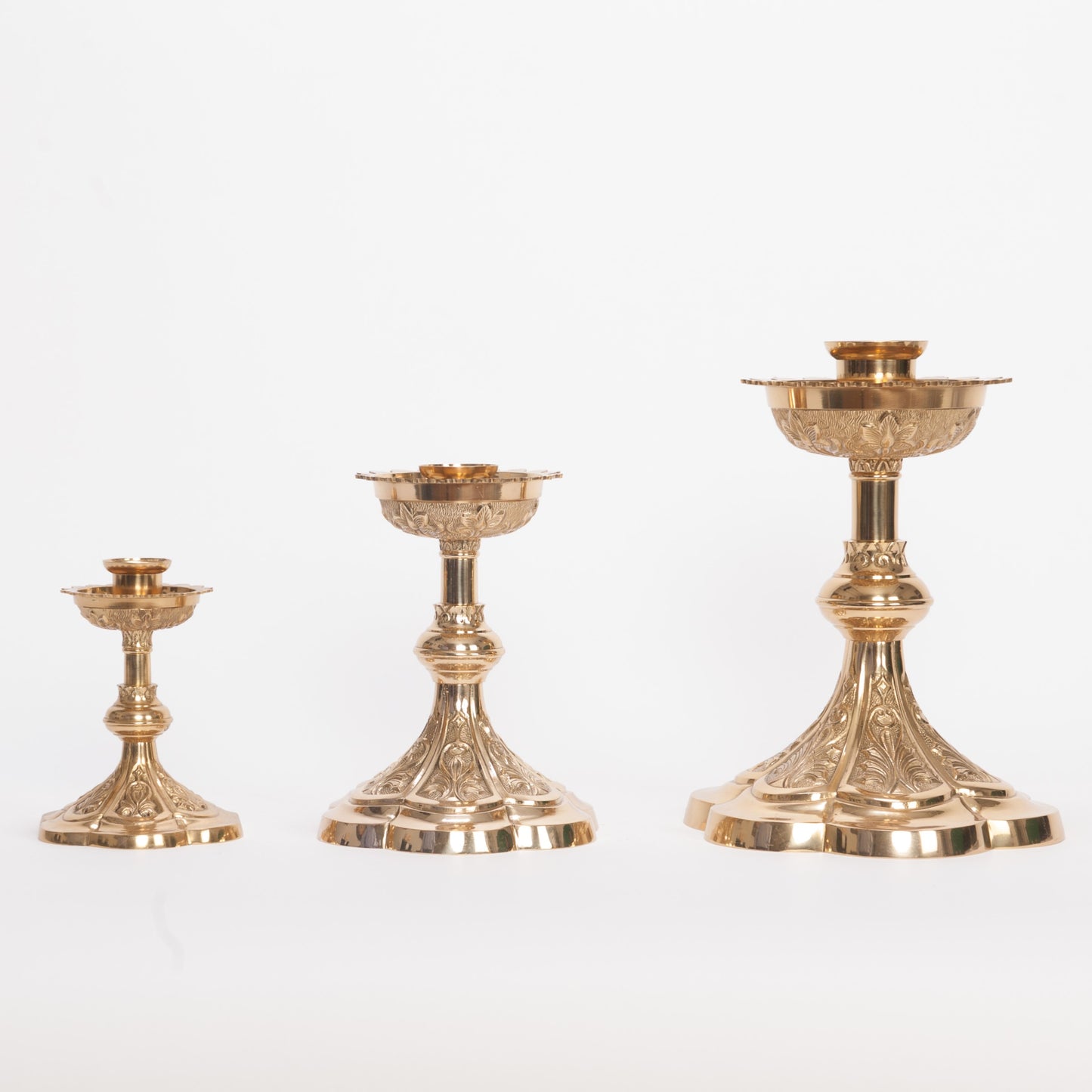 H-44B Brass Altar Candlestick