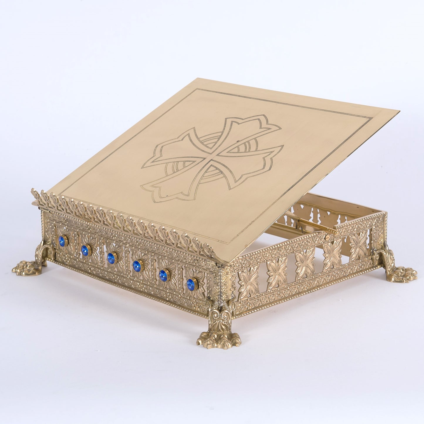 H-81 Brass Missal Stand, Book Stand