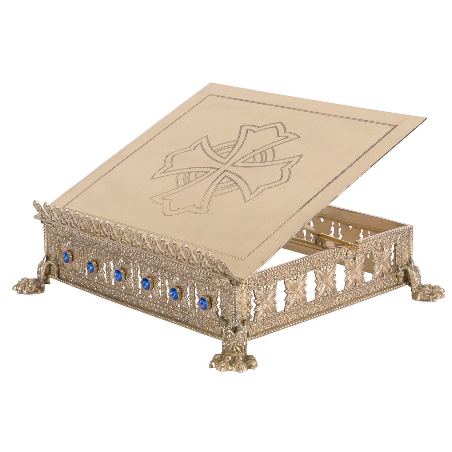 H-81 Brass Missal Stand, Book Stand
