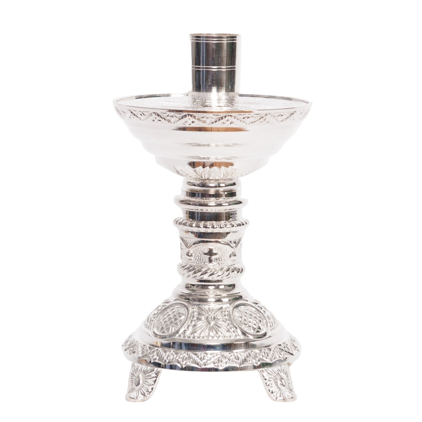 H-98S-8.5 Silver Plated Candlestick