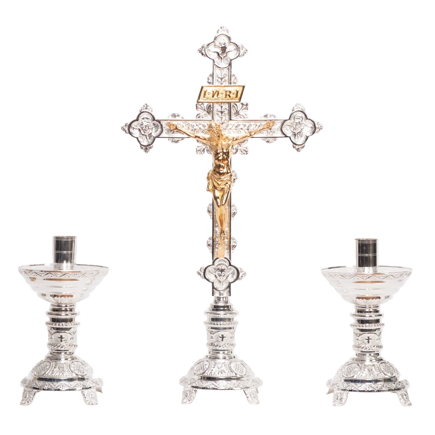 H-98S-8.5 Silver Plated Candlestick