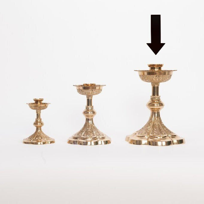 H-44L Large Altar Candlestick