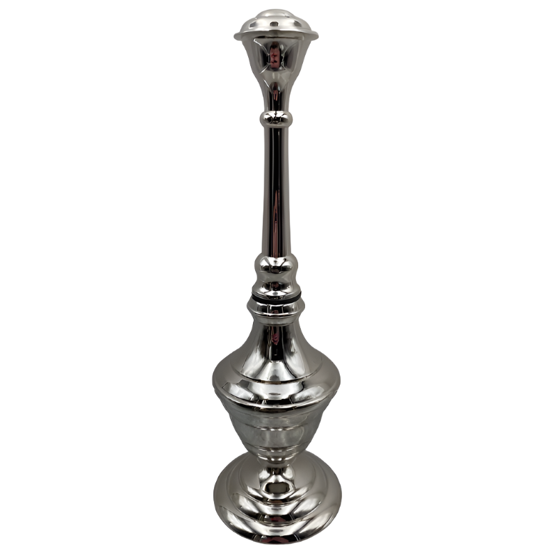 H-421N Nickel Plated Standing Holy Water Sprinkler