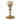 TRADITIONAL GOTHIC CHALICE. all gold plated. ornate overcup, node and base. floral scalloped shaped base