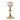 Traditional gothic chalice, all gold plated. ornate over cup. embossed base scenes