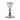 silver plated neo gothic chalice with round base