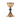 gold plated Romanesque chalice. blue agate stone node. round base