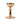gold plated Romanesque chalice with round base. celtic cross on base