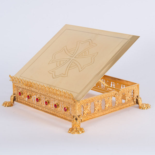 H-81 Gold Plated Missal Stand, Book Stand