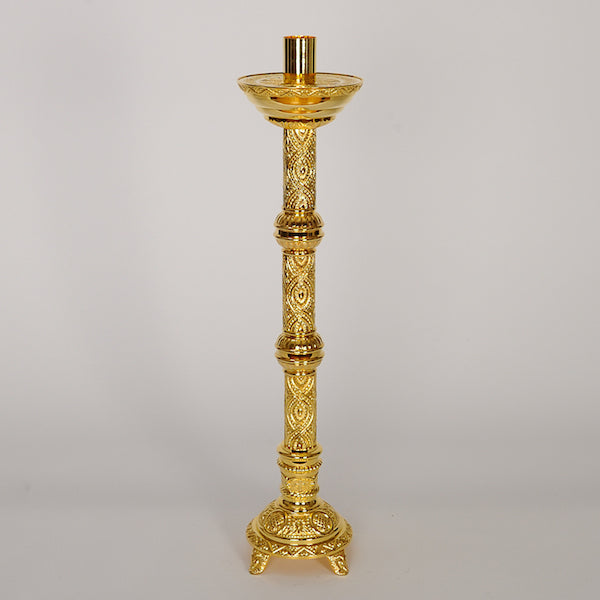 H-98G-24" Gold Plated Candlestick