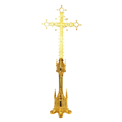 H-35G Gold Plated Altar Cross